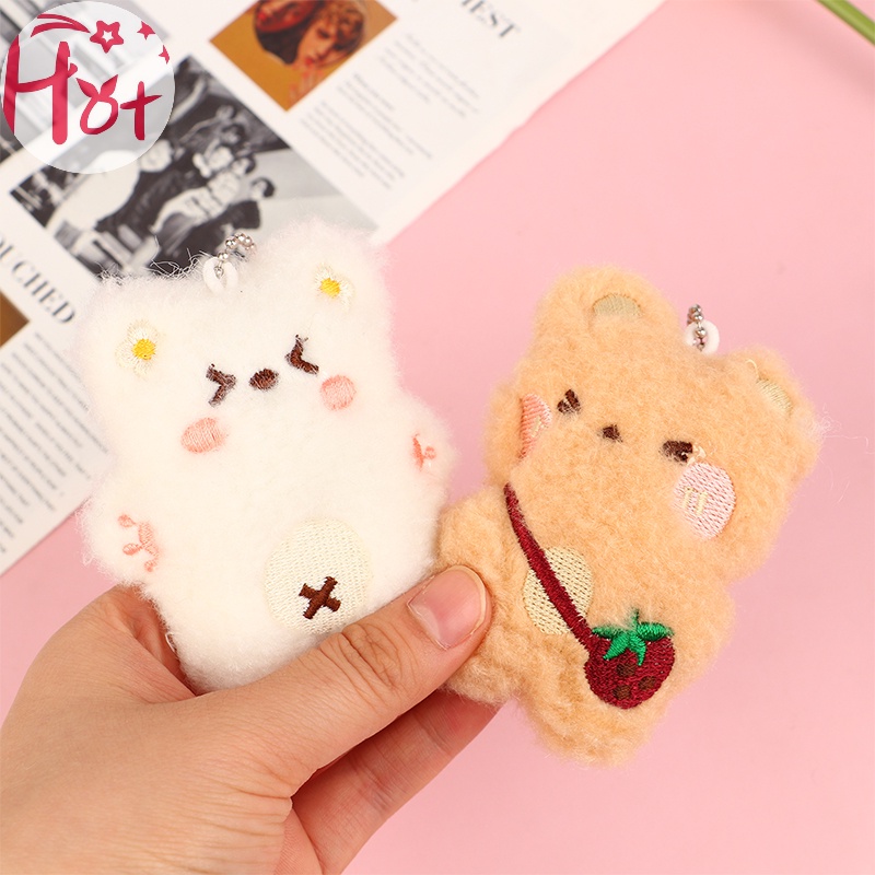 Jr Móc Khóa Gấu Bông mini Dễ Thương