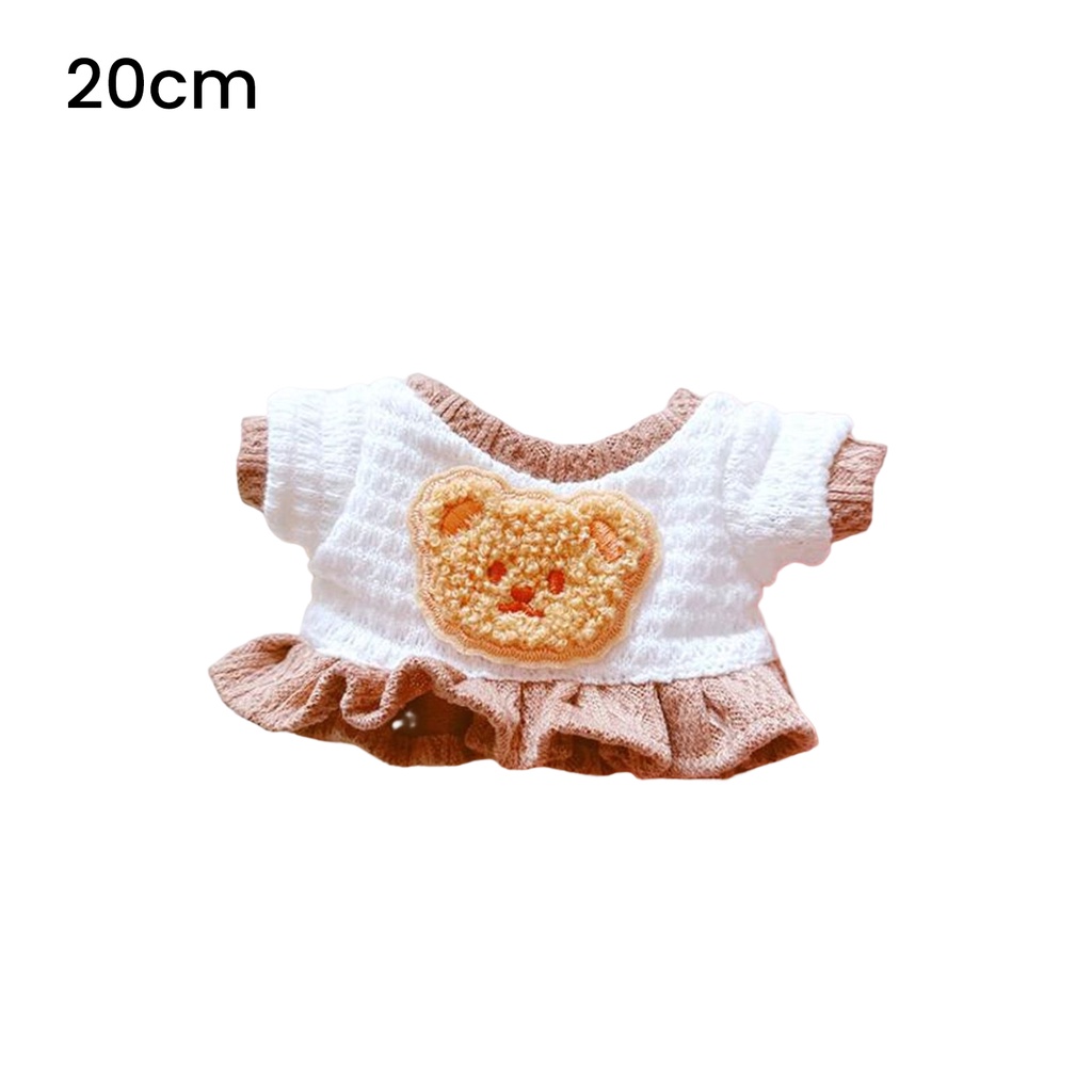 Búp Bê Nhồi Bông Đồ Chơi Hình Gấu Mềm 20cm