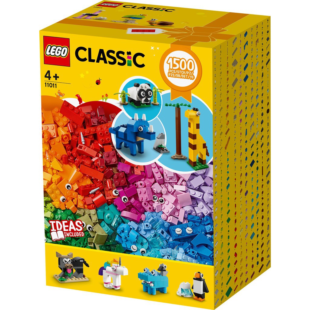 NEW FULLBOX Đồ chơi LEGO CLASSIC - Gạch Sáng Tạo Động Vật - 11011 1500 miếng ghép