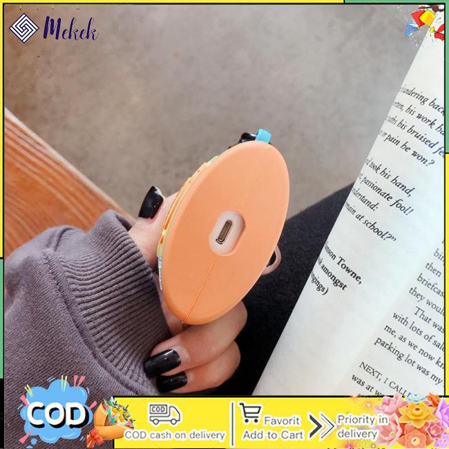 Vỏ Silicon Hình mekek 3d Bảo Vệ Hộp Tai Nghe Không Dây Kết Nối bluetooth apple airpods pro 3 airpods 1 2