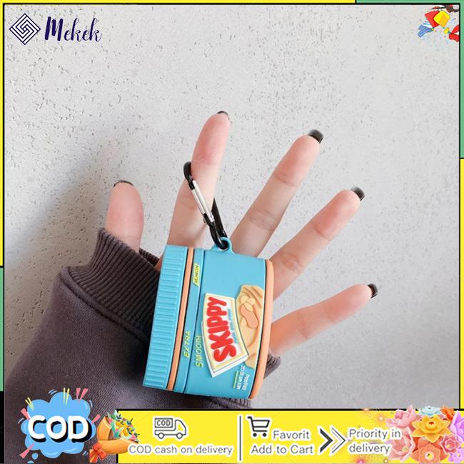 Vỏ Silicon Hình mekek 3d Bảo Vệ Hộp Tai Nghe Không Dây Kết Nối bluetooth apple airpods pro 3 airpods 1 2