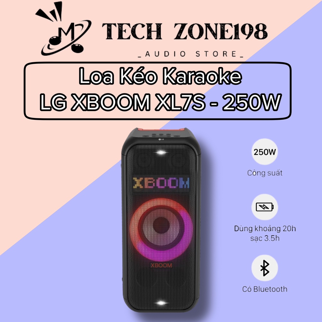 Loa kéo karaoke LG Xboom XL7S - 250W - hàng chính hãng - bảo hành 12 tháng