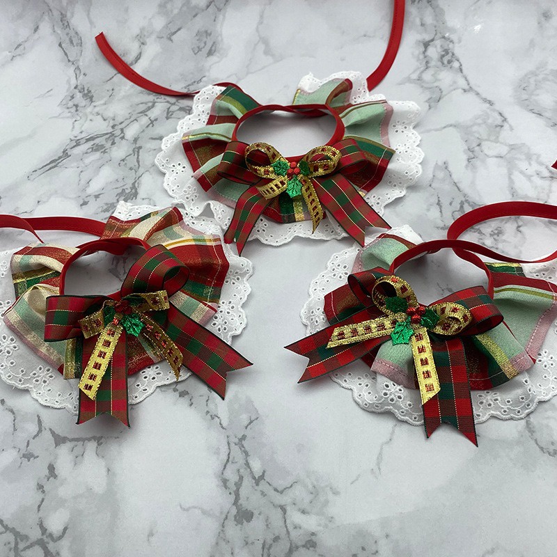 Khăn Quàng Cổ Giáng Sinh 2023 Dễ Thương Cho Thú Cưng