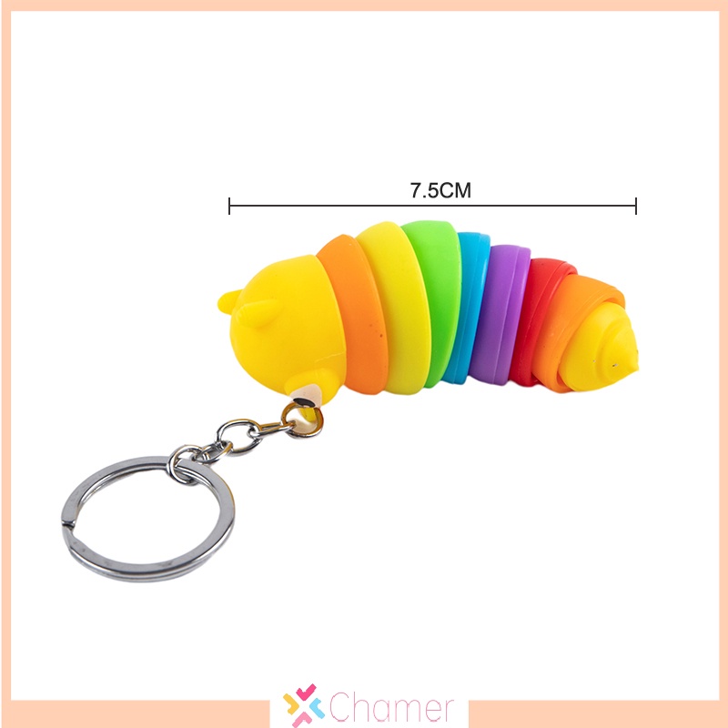 Móc Khóa Hình Sâu Bướm Mắt To Dễ Thương Giảm Căng Thẳng Cho Thú Cưng Văn Phòng