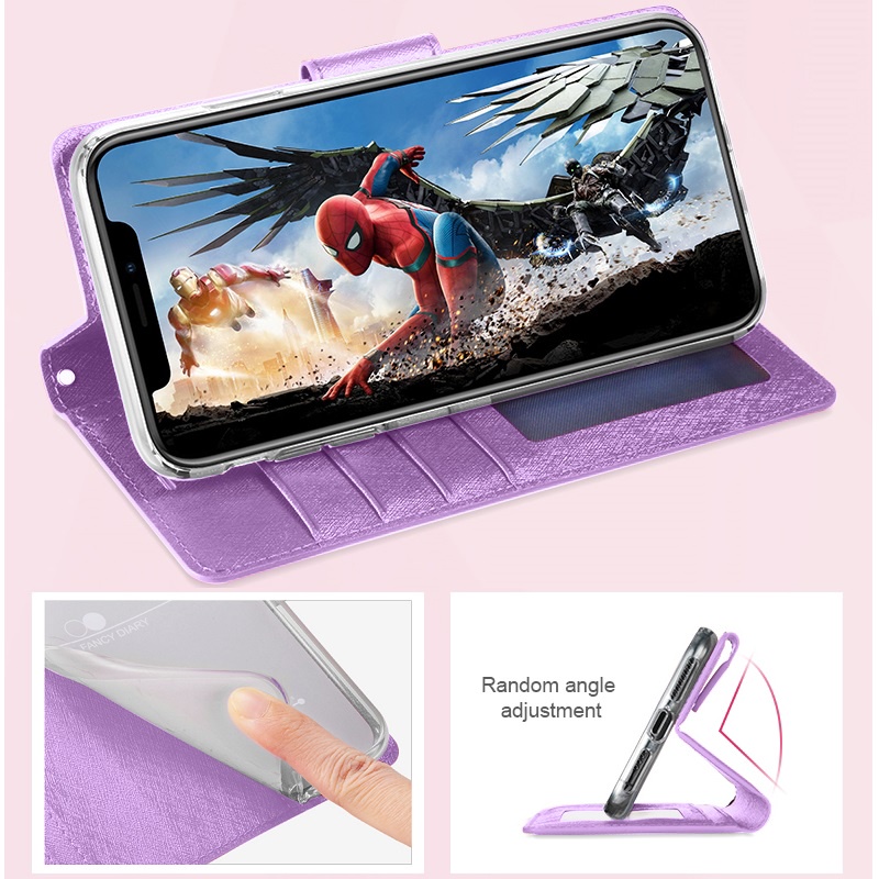 Cho Samsung A13 A23 A33 A53 A73 Bao Da Nắp Gập Có Ngăn Để Thẻ