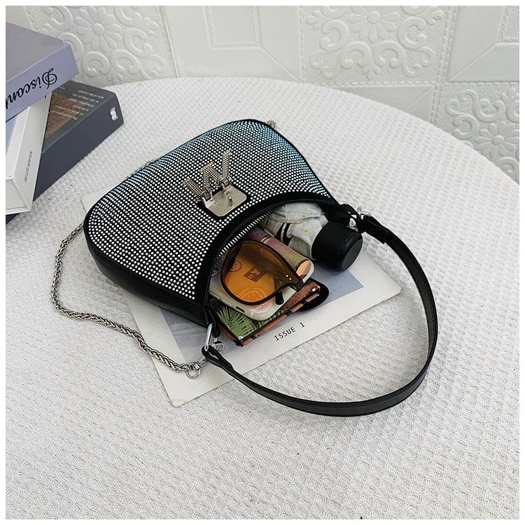 Túi Đeo Chéo Đính Kim Cương Sáng Bóng Phong Cách Thời Trang Mới 2023 Dành Cho Bạn Nữ ar