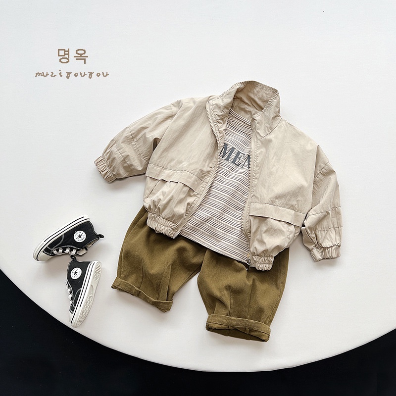 Áo Khoác cardigan Phong Cách Nhật Hàn Thời Trang Xuân Thu Cho Bé