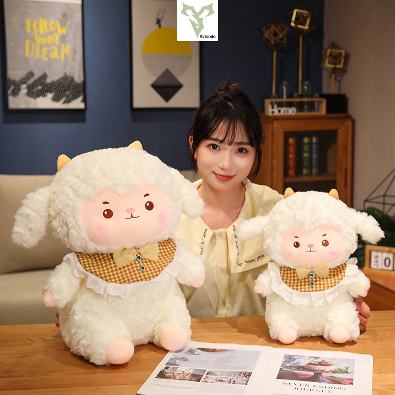 Thú Nhồi Bông Hình Cừu Dễ Thương Cho Bé