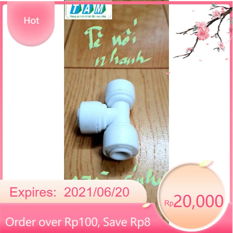 Các cút T dây 6 , van , khóa dây 6 như hình