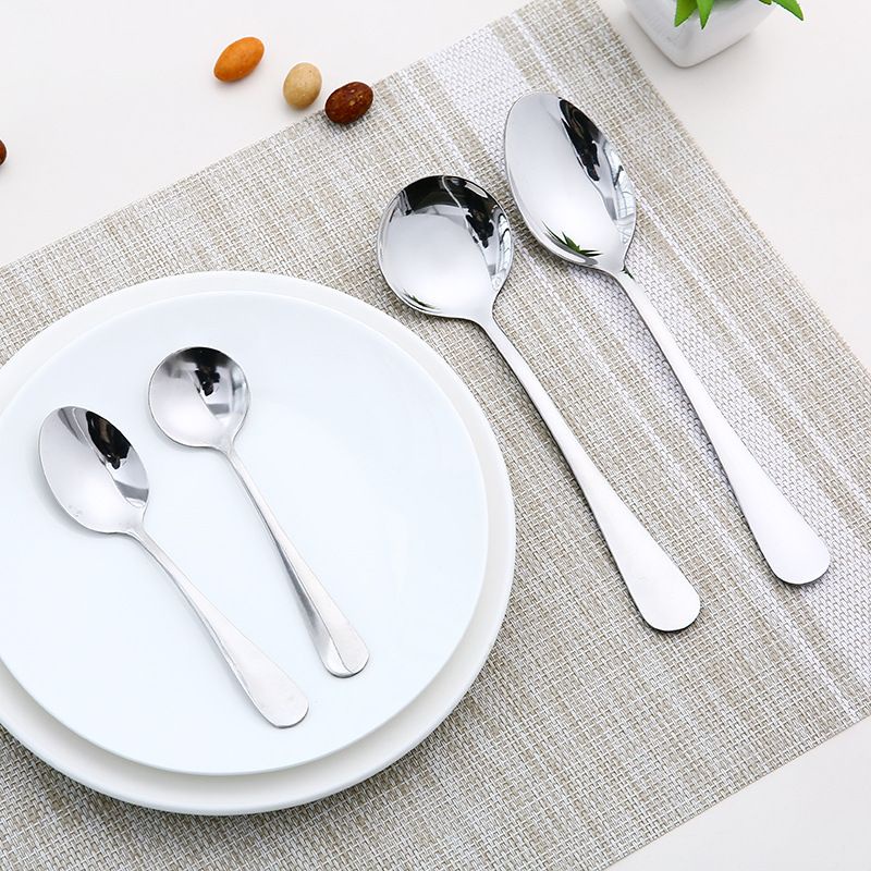 Thìa muỗng cà phê inox sáng bóng bền đẹp nhiều kích thước