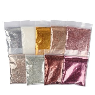 10g Holographic Fine Glitter Powder Epoxy Filling Laser Glitter Gold Silver Fine Powder DIY Resin Mold Filling Crafts