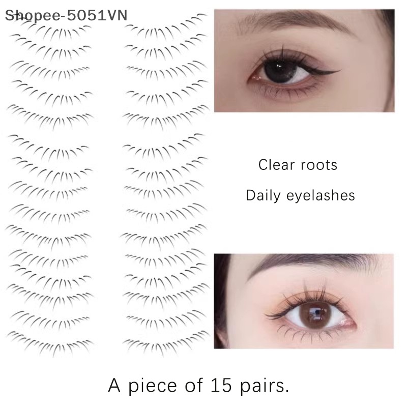 Hình Xăm Dán Nối Mi Giả Tự Nhiên Giống Thật Cho Người Mới Bắt Đầu