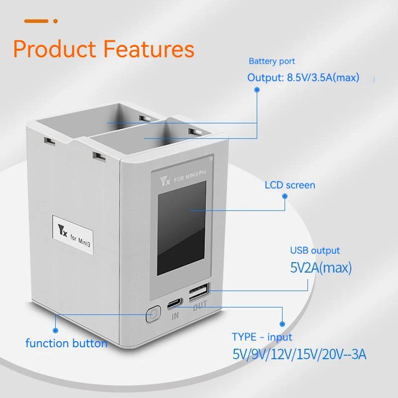 Cục Sạc Nhanh pd Cho dji mini 4 pro / mini 3 pro / mini 3