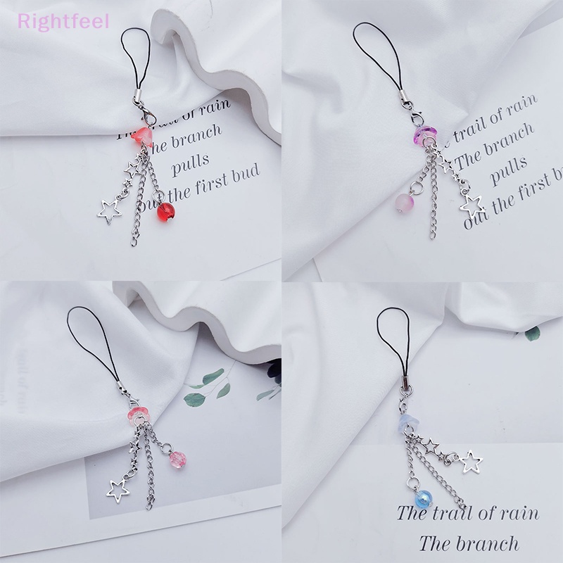 Rightfeel Dây Đeo Điện Thoại y2k Họa Tiết Sứa Đáng Yêu Mới