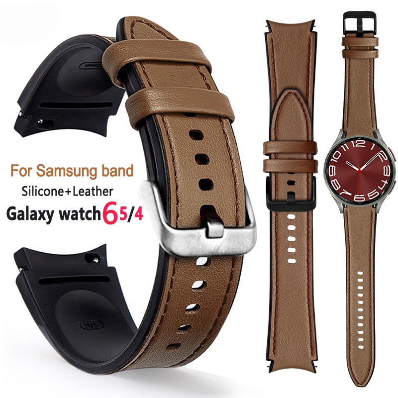 Silicone Dây Đeo Đồng Hồ Bằng Silicon 42mm 45mm 42mm 45mm 42mm Cho samsung galaxy watch 6 classic 43