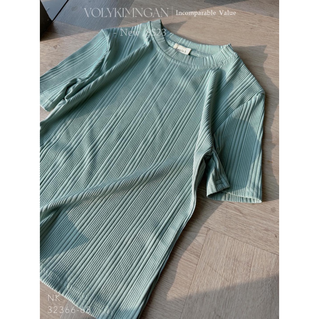 Áo trơn gân li.ke z.r