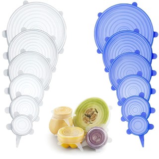 Set 6 màng bọc thực phẩm silicon -Ipermercato