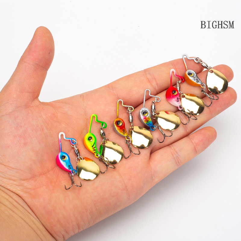 Mồi Câu Cá Giả mini Bằng Kim Loại 4g8g Màu Đen skk