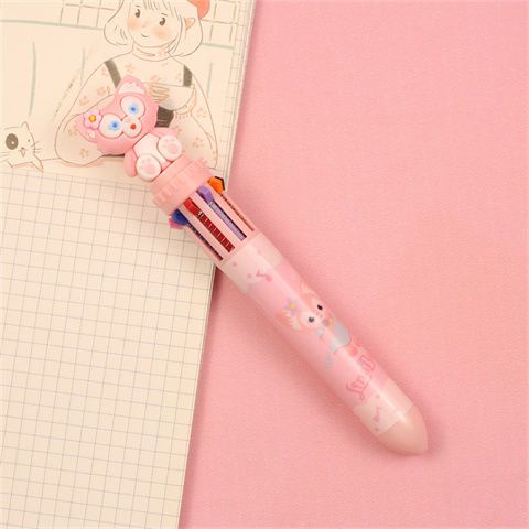 Dễ Thương Bút Bi Bấm Nhiều Màu Đáng Yêu