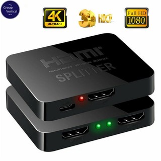 Bộ chia tín hiệu hdmi 1 cổng vào 2 ra 4k hd 1080p 3d