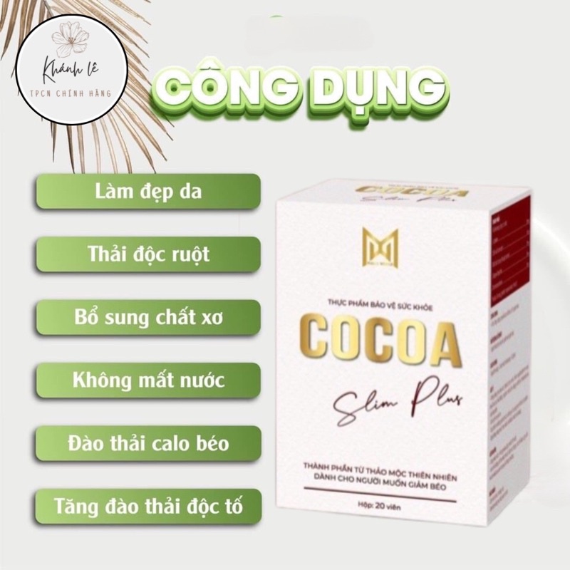 VIÊN THẢO MỘC GIẢM CÂN COCOA SLIM PLUS CHIÍNH HÃNG