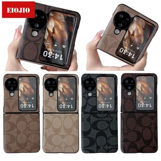 Bao Nắp Gập Chất Giả Da Nhiều Màu Cho Điện Thoại oppo find n3 flip Ốp