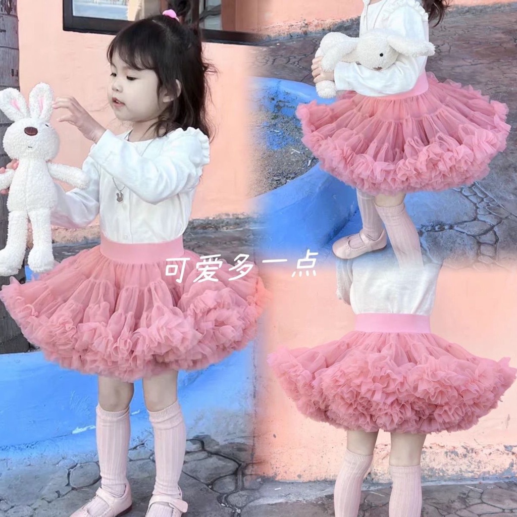 Chân Váy tutu Công Chúa Hình Thỏ Thời Trang Pháp Cho Bé Gái Một Năm Tuổi