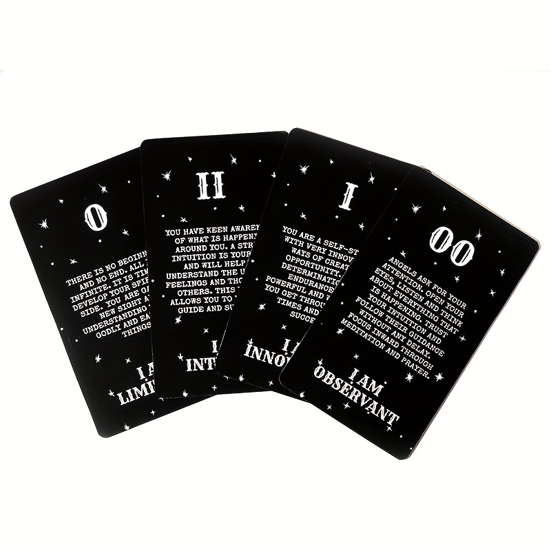 Bộ Thẻ Bài Trò Chơi Ghi Chú Hình Thiên Thần oracle Cạnh Mạ Vàng