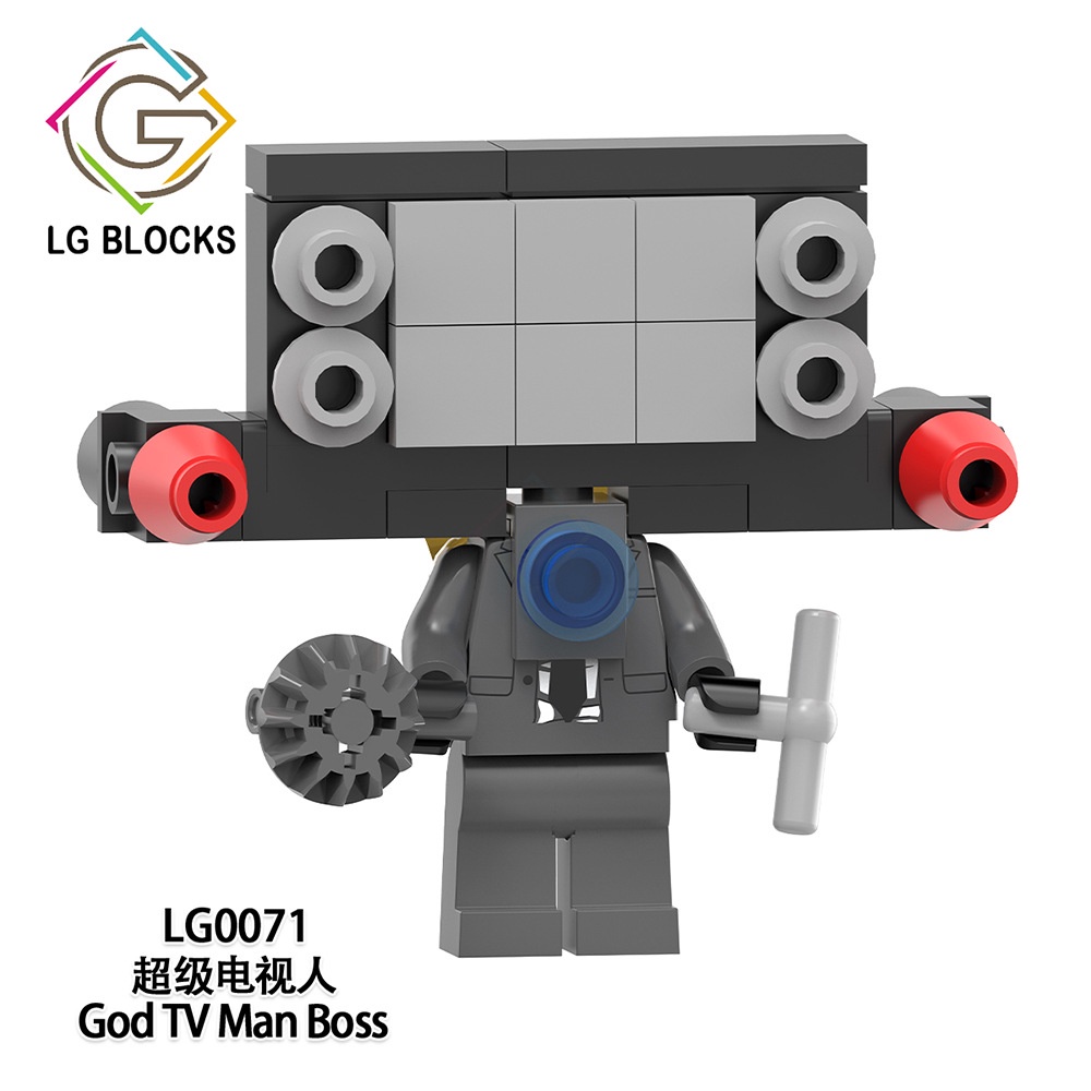 Skibidi Toilet Minifigures Mô Hình Đồ Chơi Lắp Ráp toilet tv man Tian Hình Người Đàn Ông Mini Có Thể Tương Thích Với lego Giáo Dục Trẻ