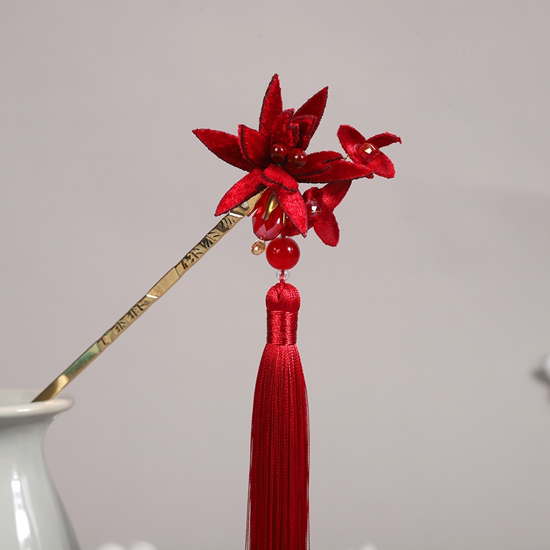 Trâm Cài Tóc Đính Ngọc Trai Sang Trọng Cho Cô Dâu
