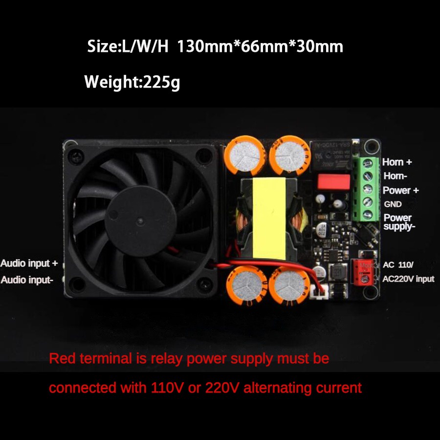 Bảng Mạch Khuếch Đại Công Suất Cao irs2092 mono 1000w