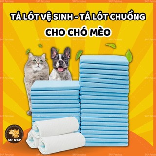 Tả giấy lót chuồng ho chó mèo siêu thấm hút, khử mùi, khô thoáng đủ size (miếng lẻ)