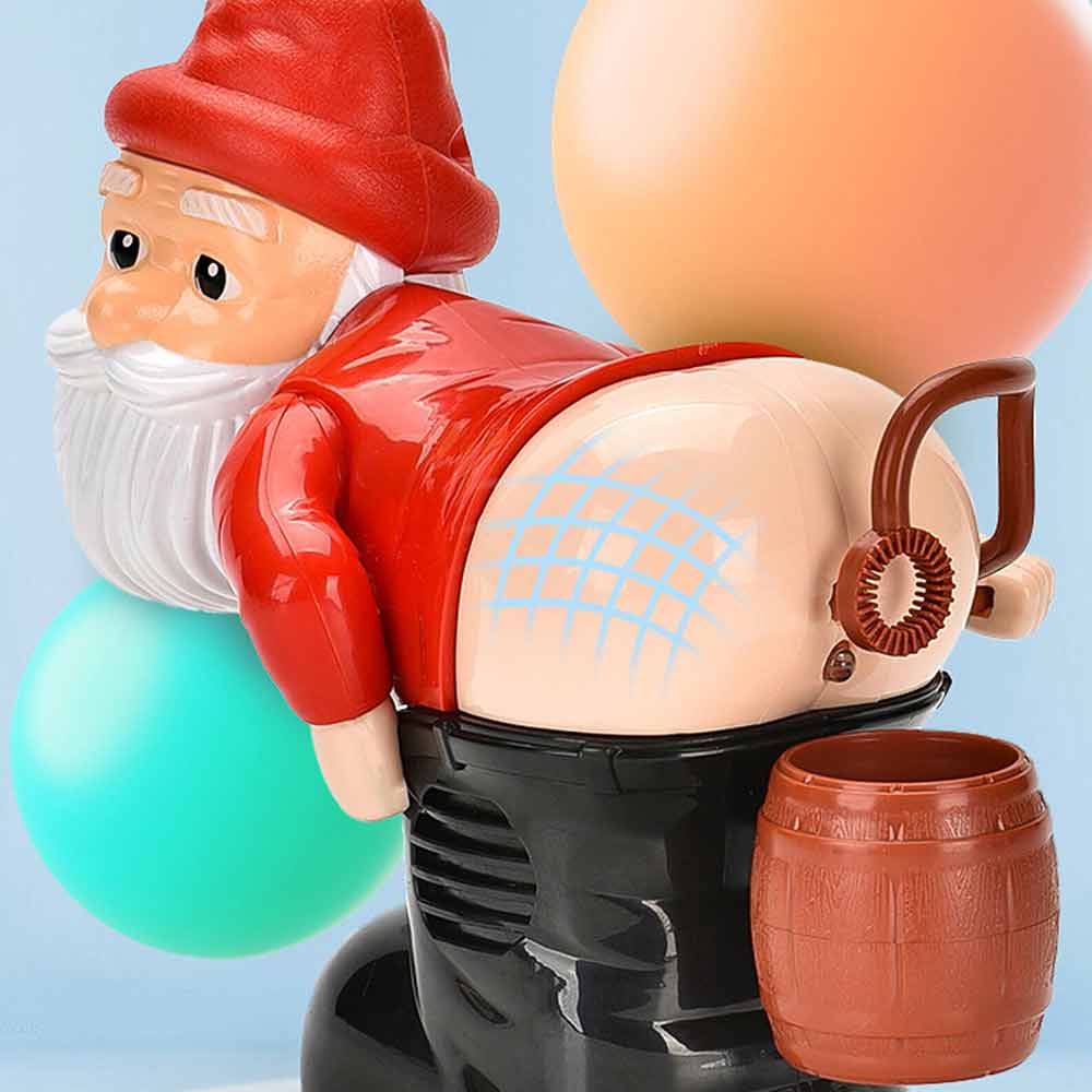 Christmas Electric fun Santa Twerking bubble Machine bubble blowing Santa claus with light music XMAS bubble toy Christmas gift