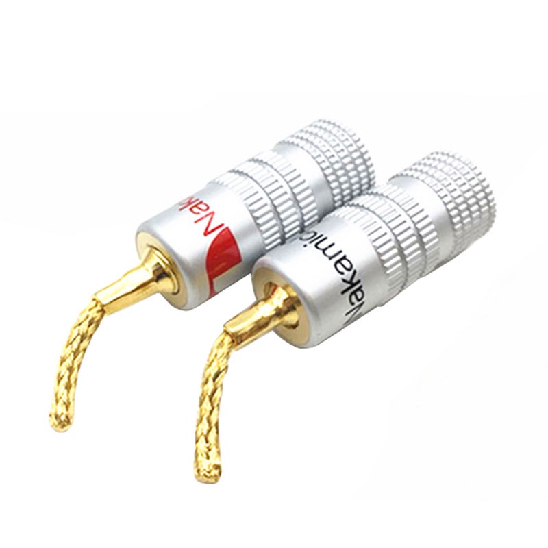 Jack Mỏ Chim Mềm Nakamichi Cao Cấp- Đầu jack cho dây Loa Audio