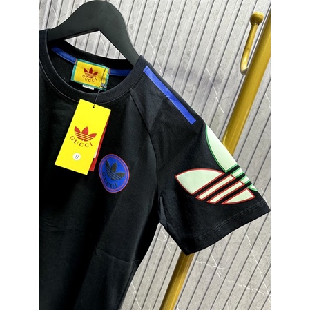 Áo Thun Gucci-Adidas Đen_Gc06