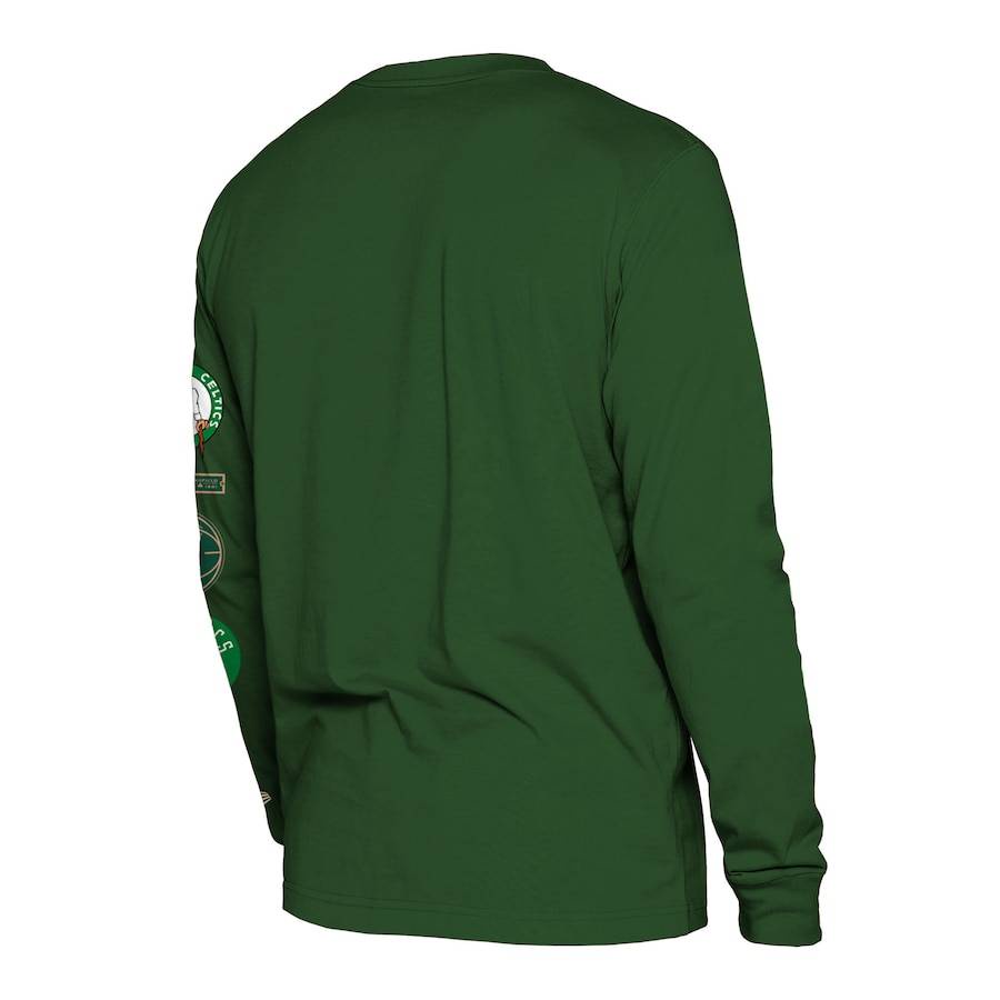 Áo Thun Bóng Rổ nba boston celtics jersey 2023-2024 Tay Dài Màu Xanh Lá