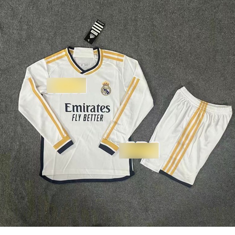 Bộ Quần Áo Bóng Đá Tay Dài Dành Cho Trẻ Em 2023-24