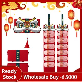 Bao Lì Xì Năm Mới 2024 Màu Đỏ Phong Cách Trung Hoa Cổ Điển