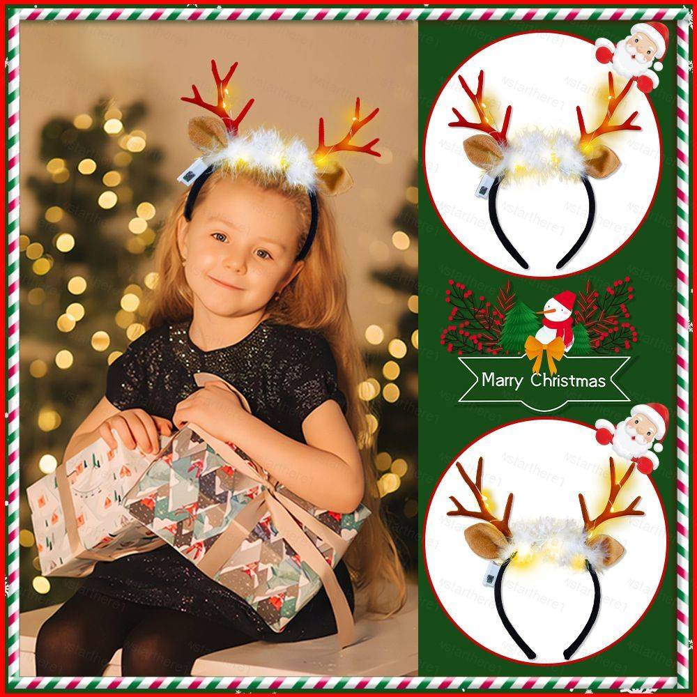 Ere1 Băng Đô Giáng Sinh Phát Quang Cho Bé