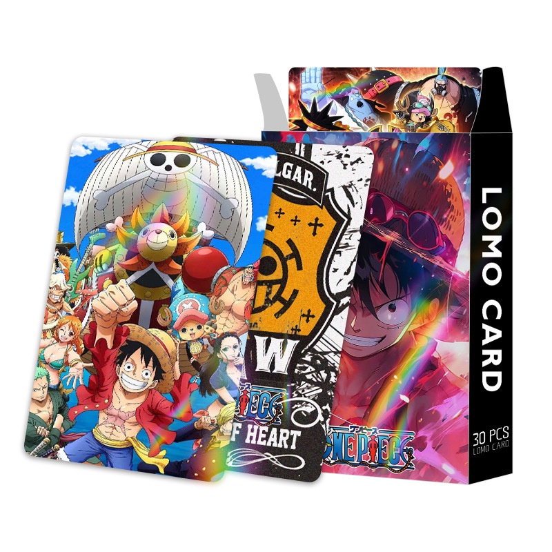 ONE PIECE, OSHI NO KO, Genshin, SPY FAMILY, Haikyuu!! Jujutsu Kaisen, NARUTO, BLUE LOCK, Demon Slayer Laser Flash Lomo Card Photocard