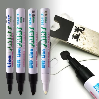 Matte Black Straw Pen Lion Brand LION320P Anode Ma Matte Black Paint Pen Lion Brand LION320P Anode Matte Black Paint Repair Matte Pen No Spray Paint Matte Touch-Up Pen❤11.9