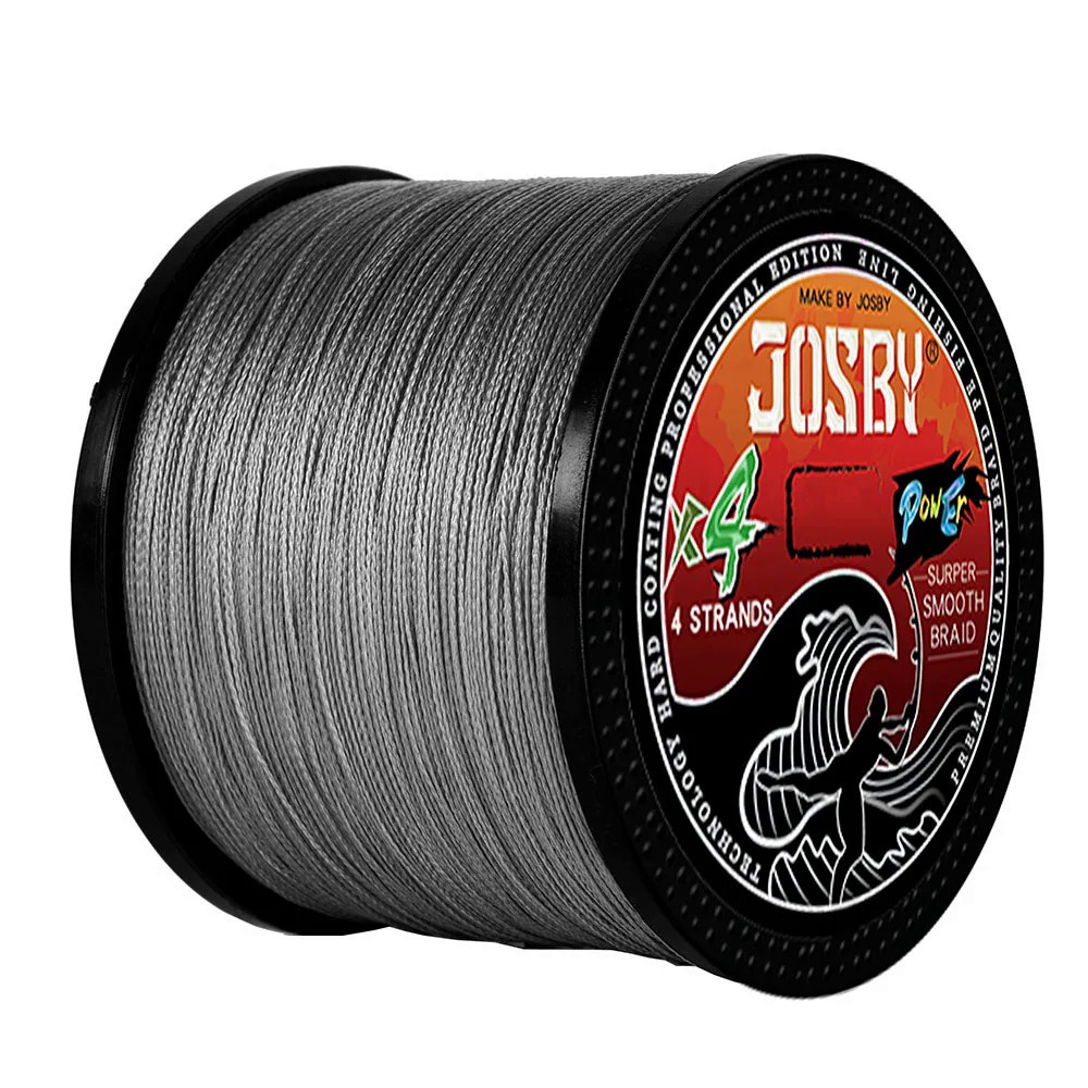 Josby Cuộn Dây Câu Cá Bện 4 Sợi 300m 500m 1000m 100% pe x4 8-80lb Posca