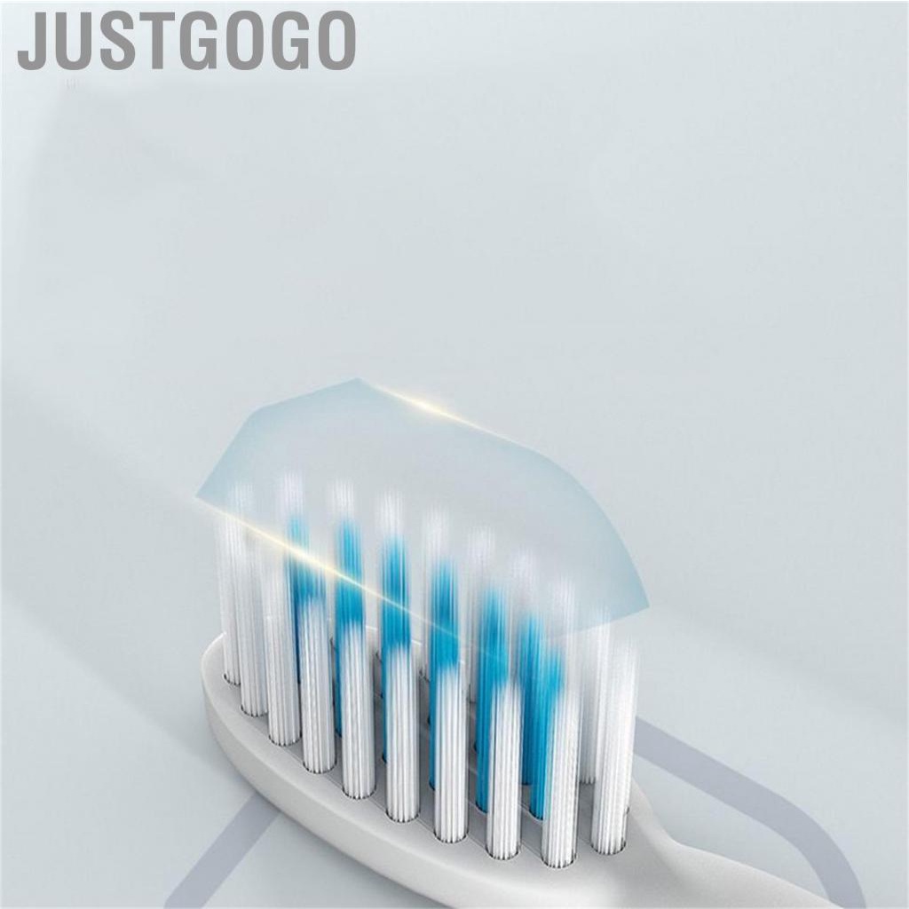 Justgogo Electric  Ultrasonic Soft Bristle  Whitening Automatic for Adults Children