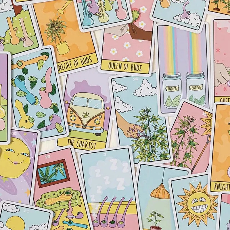 Pot Tarot Bright and Beautifully Illustrated Tarot Deck 78 Pcs Cards