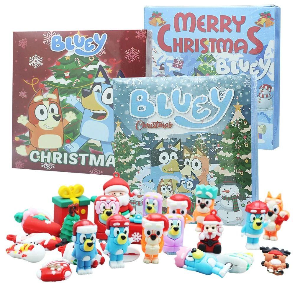 Lịch Giáng Sinh 24 Ngày Đếm Ngược Hình stitch bruy mini Dễ Thương Kèm Hộp Quà Tặng Cho Bé