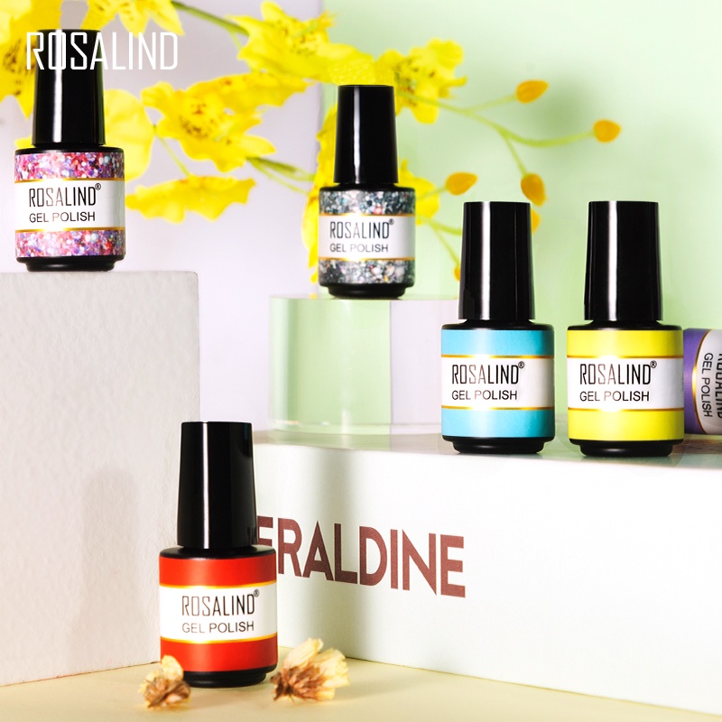 Rosalind Sơn Móng Tay gel uv Lấp Lánh Lâu Trôi