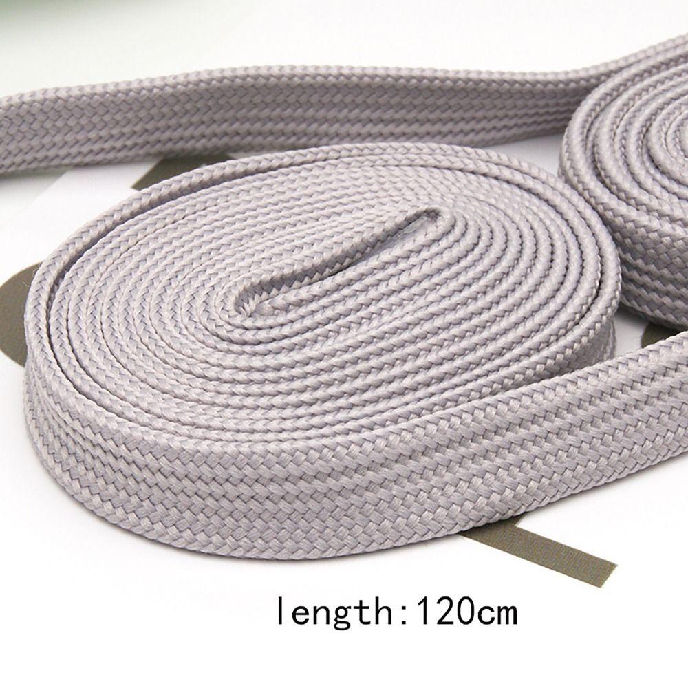 Dây Giày Thể Thao Bện Chéo Màu Trơn Siêu Bền 120cm
