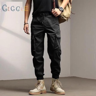 【GIGGLE】Cargo Pants Durable Loose Outdoor Slight Stretch With Multiple Pockets