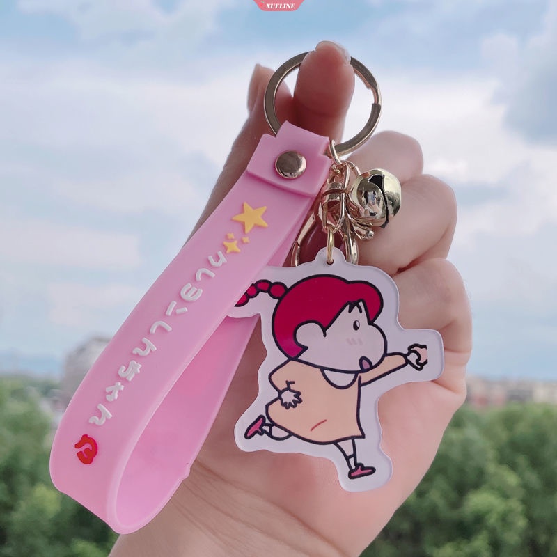 Móc Khóa Hình Cậu Bé Bút Chì shin-chan Bằng acrylic Dễ Thương Cho Cặp Đôi