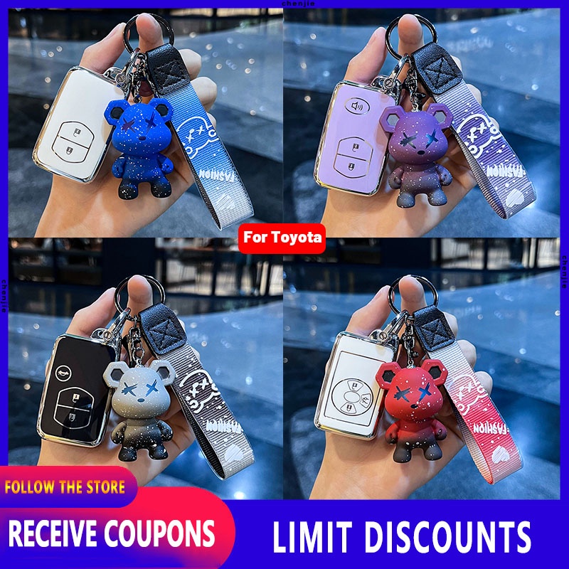 Chất Lượng Cao Mới tpu Cho toyota Chìa Khóa Từ Xa Hộp Đựng Chìa Khóa fod Móc Khóa Cho Xe Toyota raiz